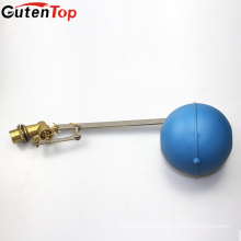 GutenTop High Quality forged CW617n Water tank mechanical ball float valve water level float valve brass float ball